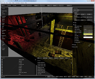 Scene from the Deadly Light demo in the Glow engine editor