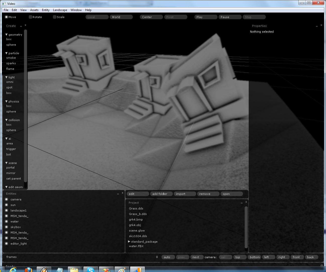 Screen-space ambient occlusion in the Glow engine