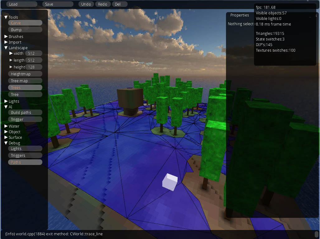 AI bots moving across a voxel level in Iron Cube