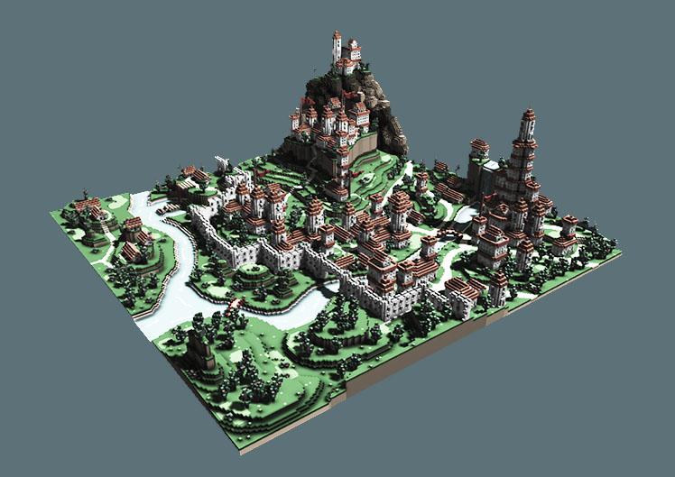 Voxel art by Sir carma in Glow3D
